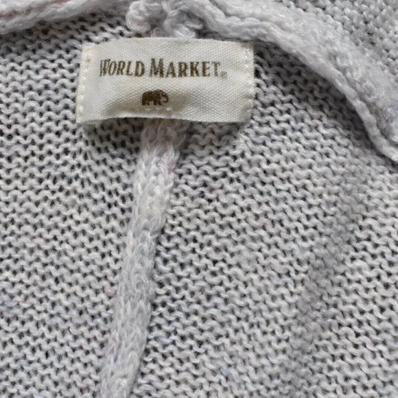 WORLD MARKET Cape Sweater Belt One Size Multi Color Machine Wash - Picture 5 of 5